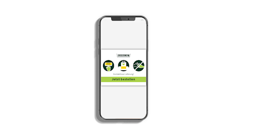 Sample of a campaign in Germany, offering contactless payment